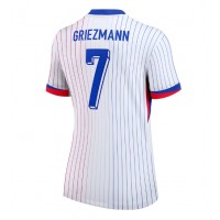 Camiseta Francia Antoine Griezmann #7 Visitante Equipación para mujer Eurocopa 2024 manga corta